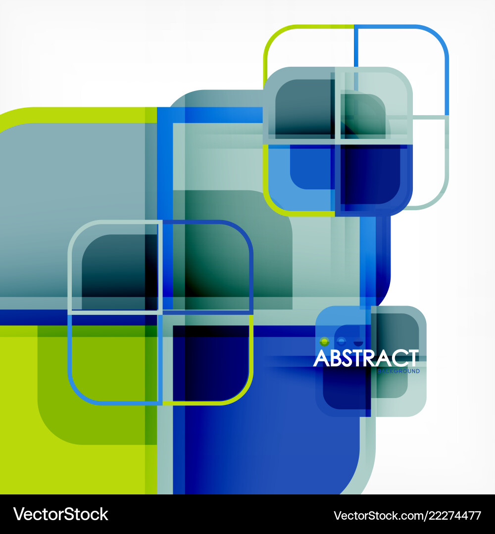 Abstract background square shapes geometric Abstract background square shapes geometric vector image