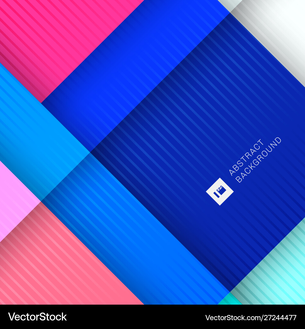 Abstract colorful geometric shape overlapping 3d Abstract colorful geometric shape overlapping 3d vector image