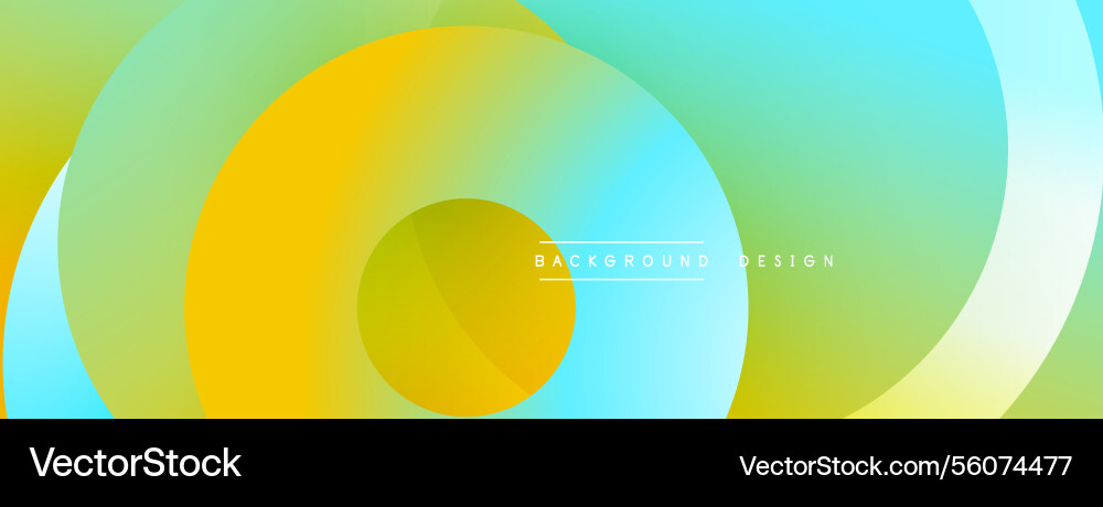 Abstract composition with layered circular Abstract composition with layered circular Vector Image