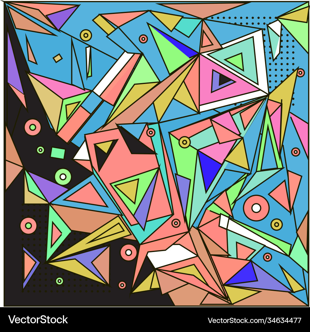 Abstract modern triangles background pattern Abstract modern triangles background pattern vector image