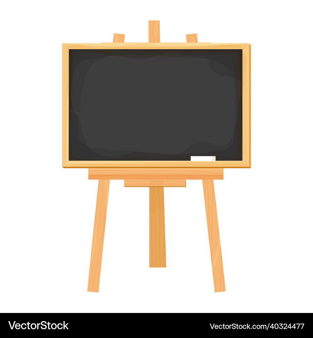 Chalkboard Blackboard auf hölzernem Leichtstativ Chalkboard Blackboard auf hölzernem Leichtstativ vektorbild