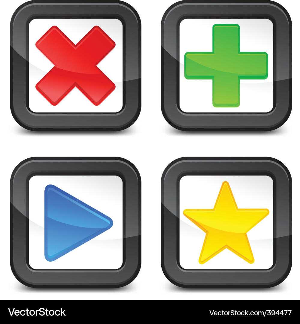 Color checkmark Vector Image