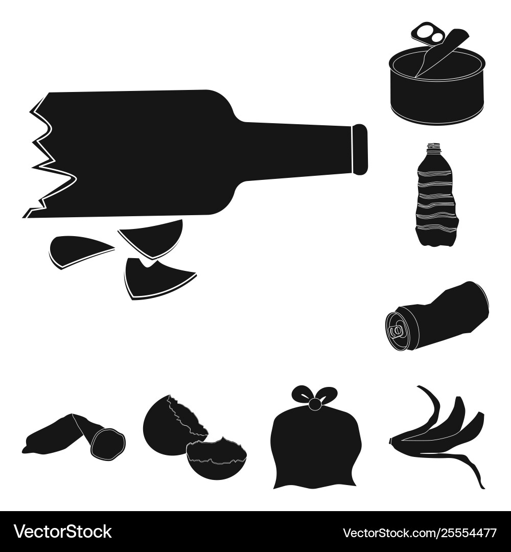 Design refuse and junk logo collection Design refuse and junk logo collection vector image