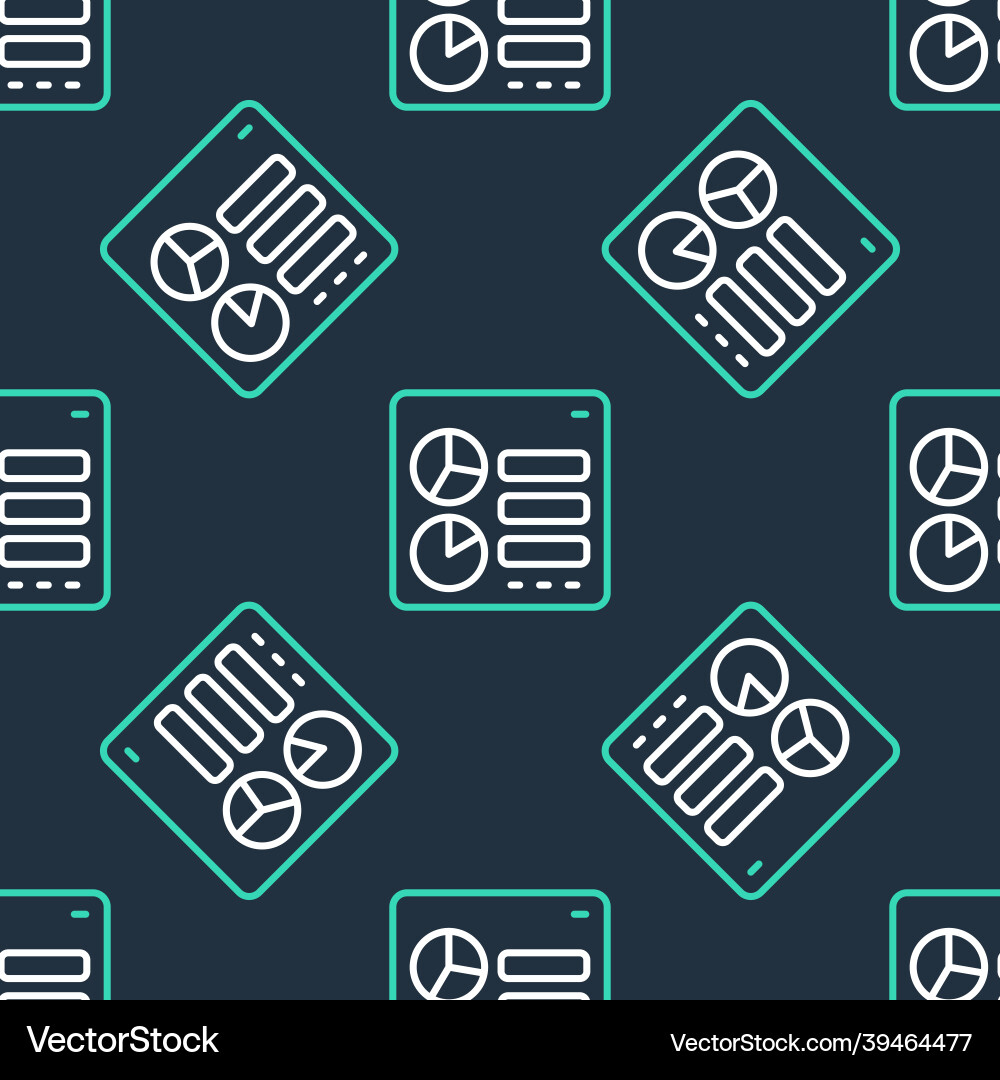 Line computer api interface icon isolated seamless Line computer api interface icon isolated seamless vector image