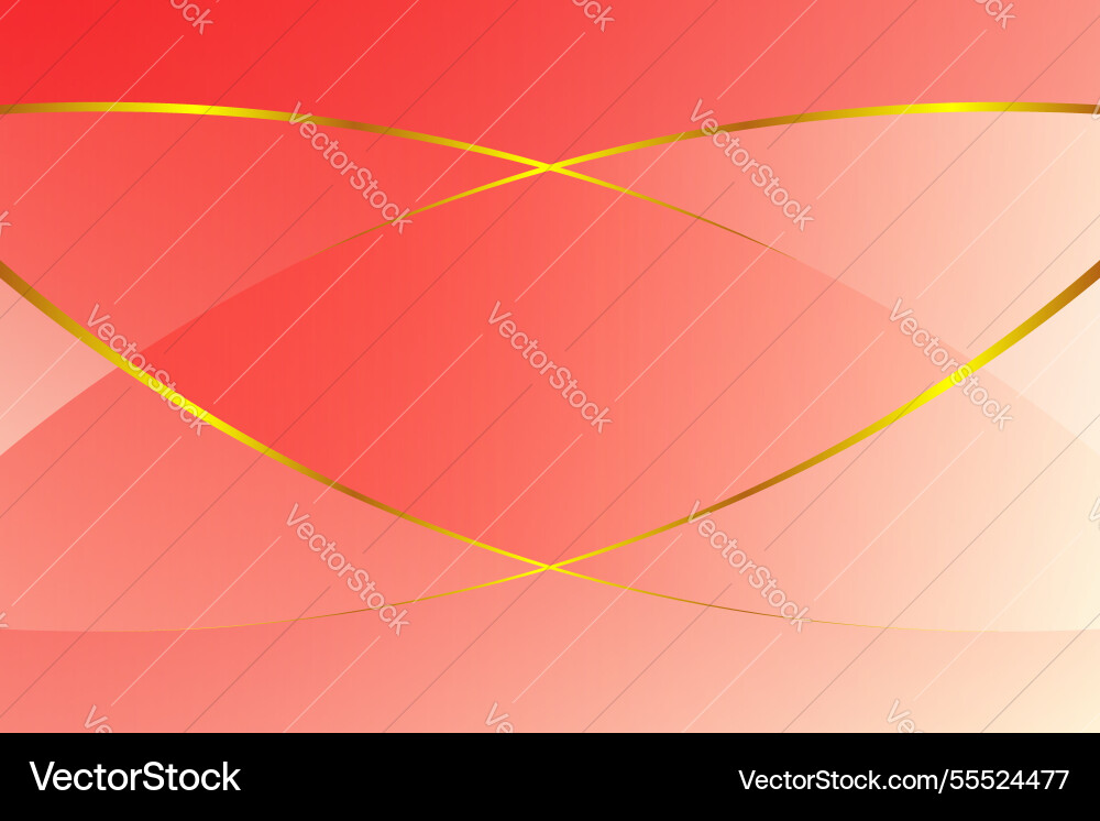 Red light gradient color soft and golden Vector Image