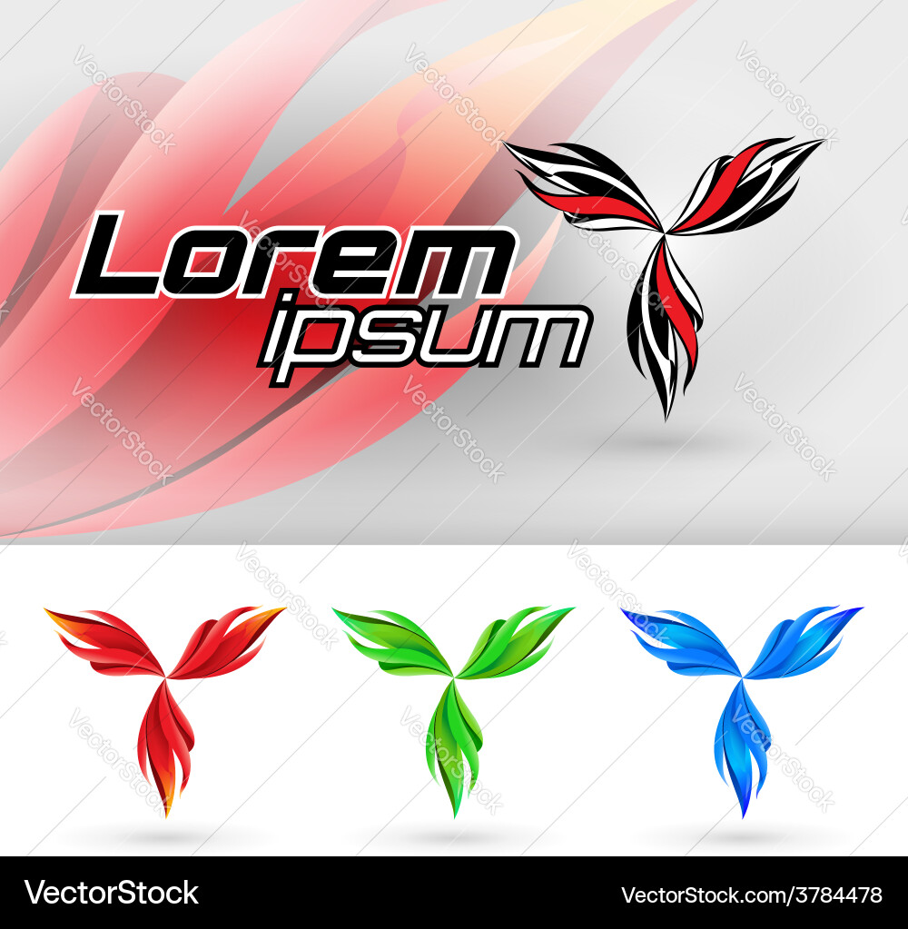 Abstract element form vector image