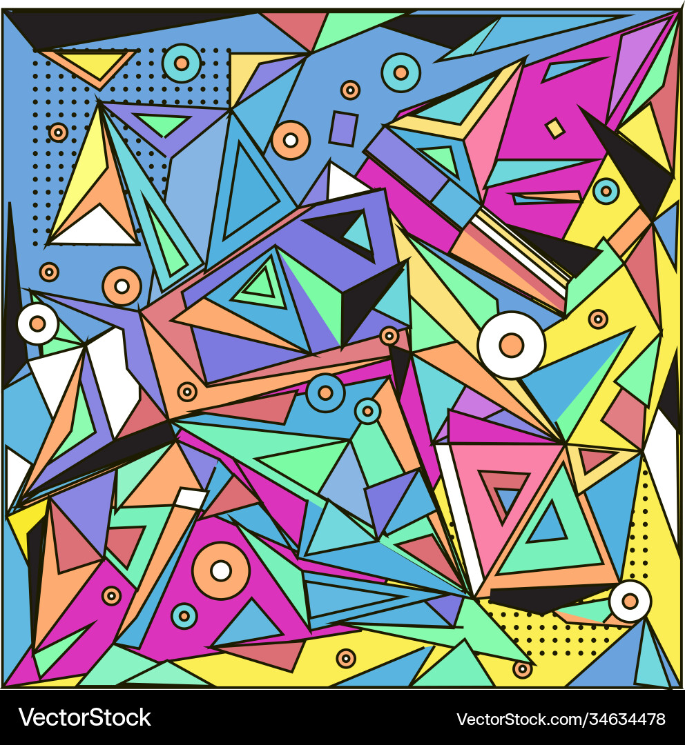 Abstract modern triangles background pattern Abstract modern triangles background pattern Vector Image