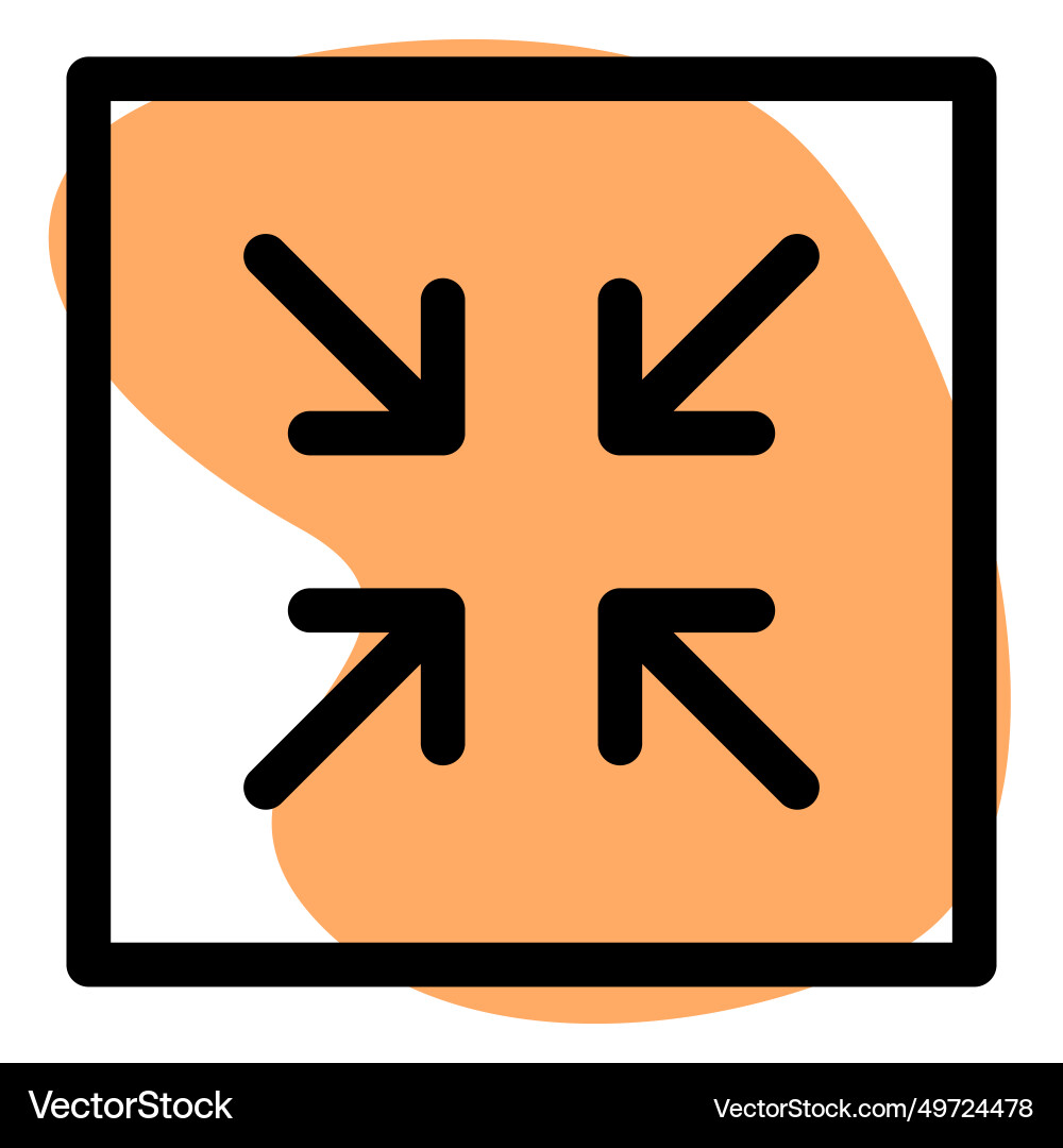 Designated location for gathering during Vector Image