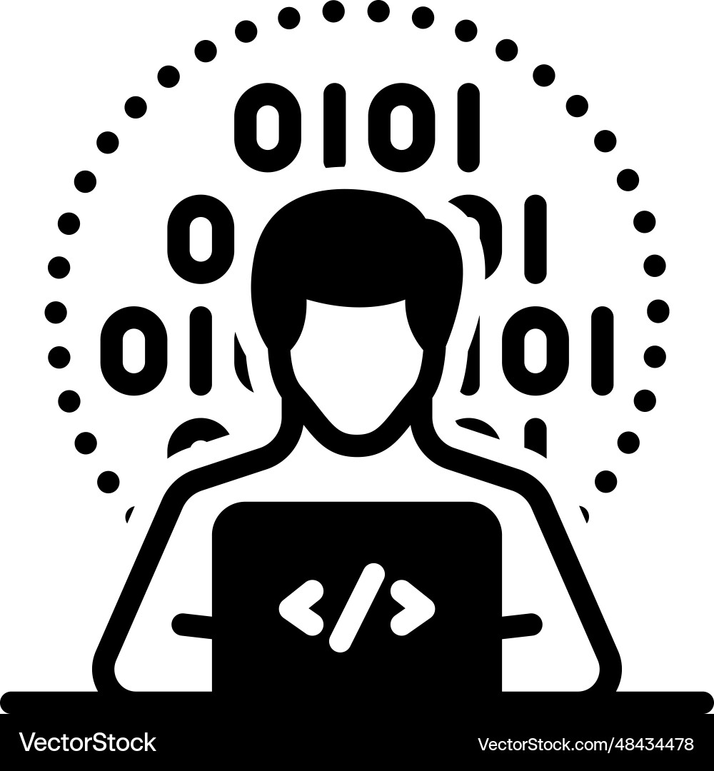 Programmer vector image