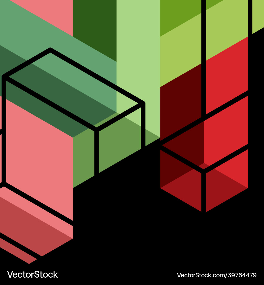 Abstract background 3d cubes cubic elements Abstract background 3d cubes cubic elements vector image