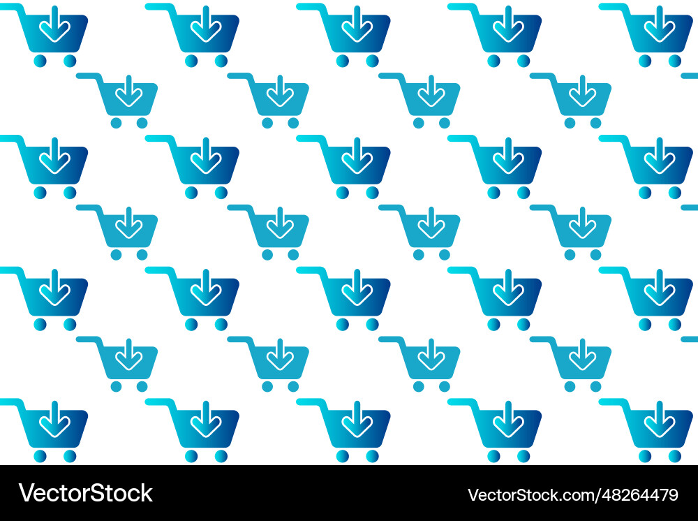 Abstract shopping pattern background Vector Image