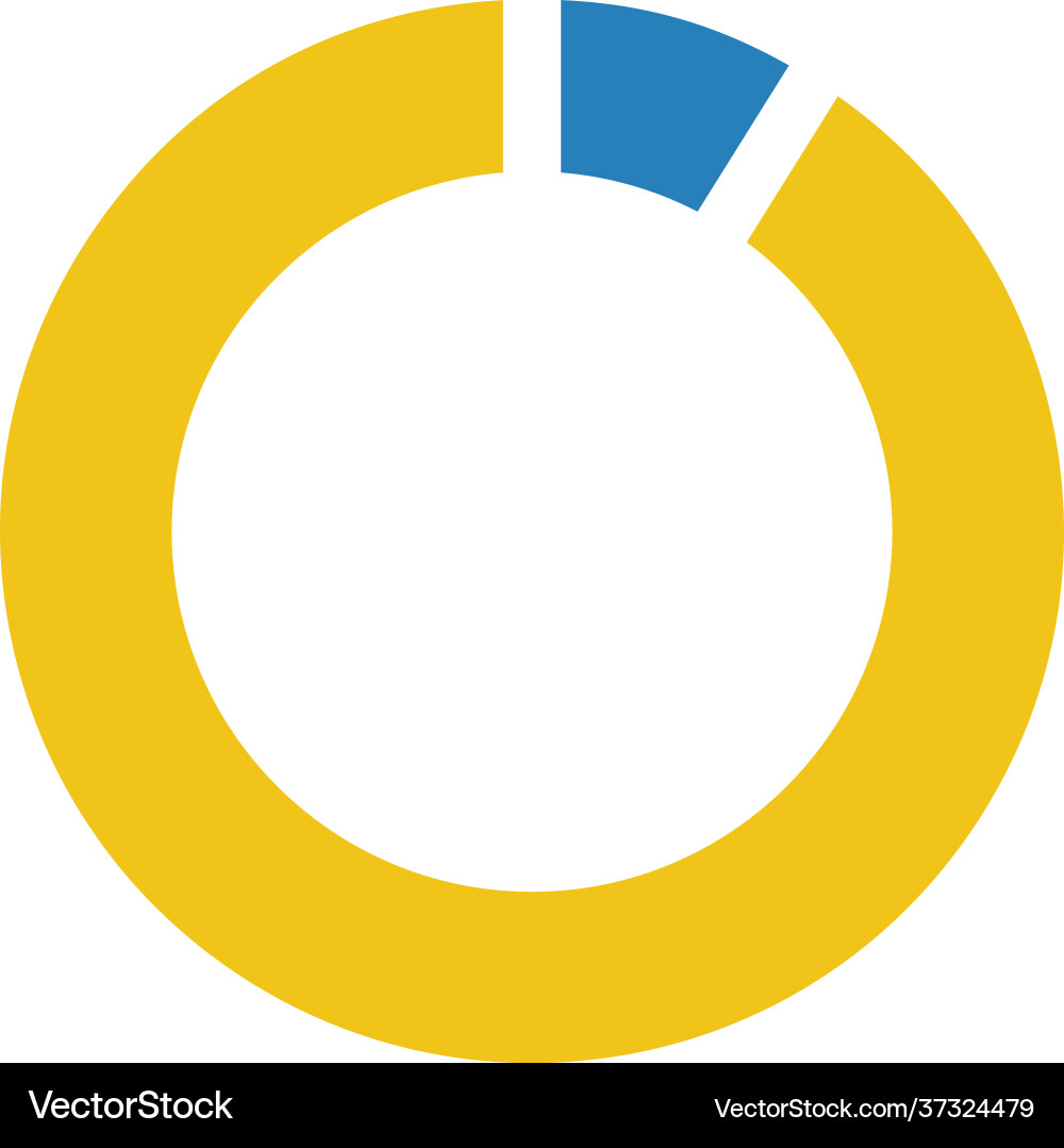 Pie chart icon graph diagram symbol for big data Pie chart icon graph diagram symbol for big data vector image