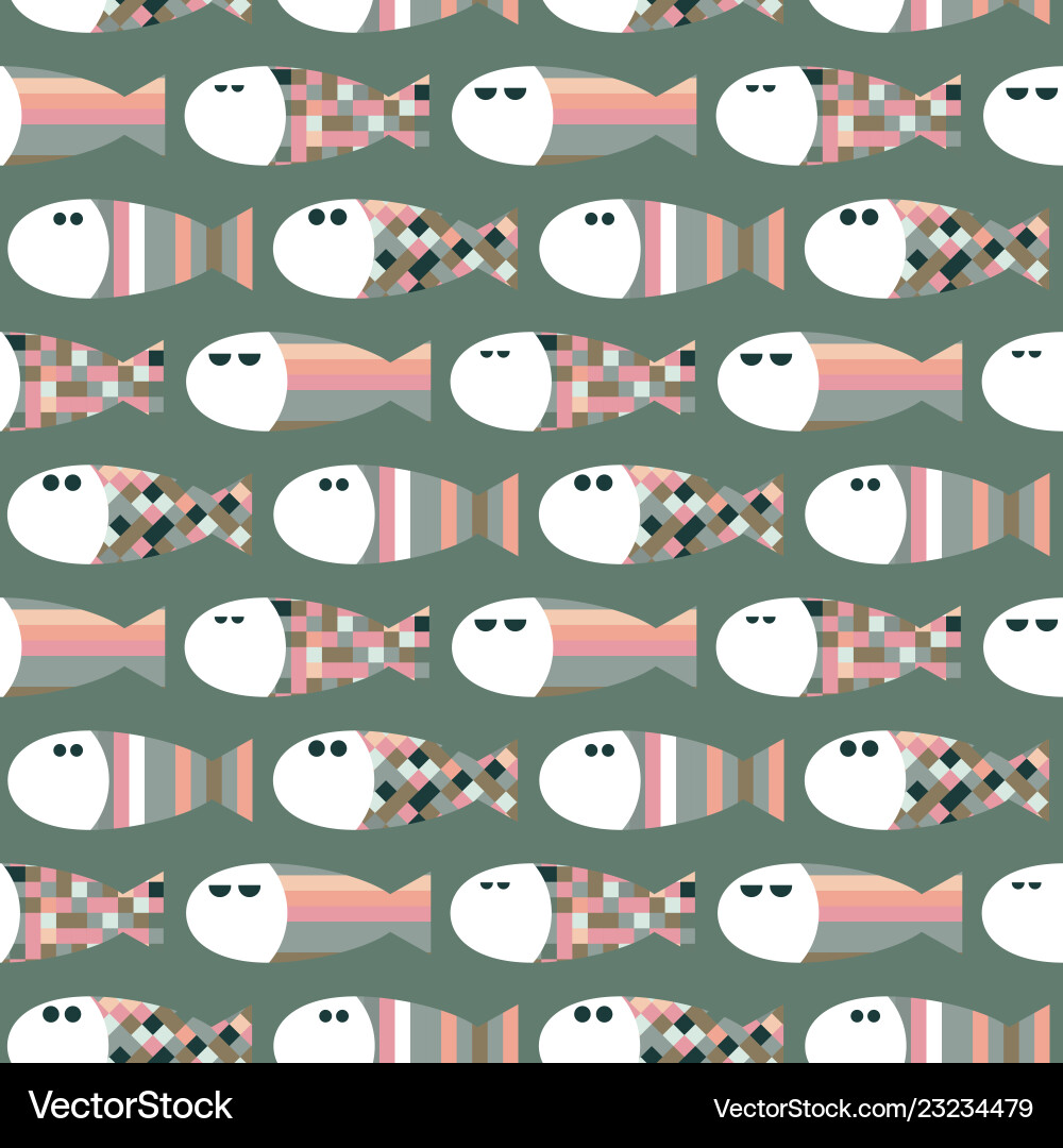 Seamless pattern with decorative abstract Seamless pattern with decorative abstract vector image