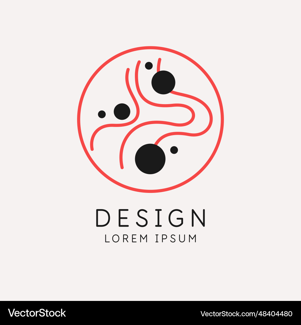 Abstract elements in modern style a template Abstract elements in modern style a template vector image