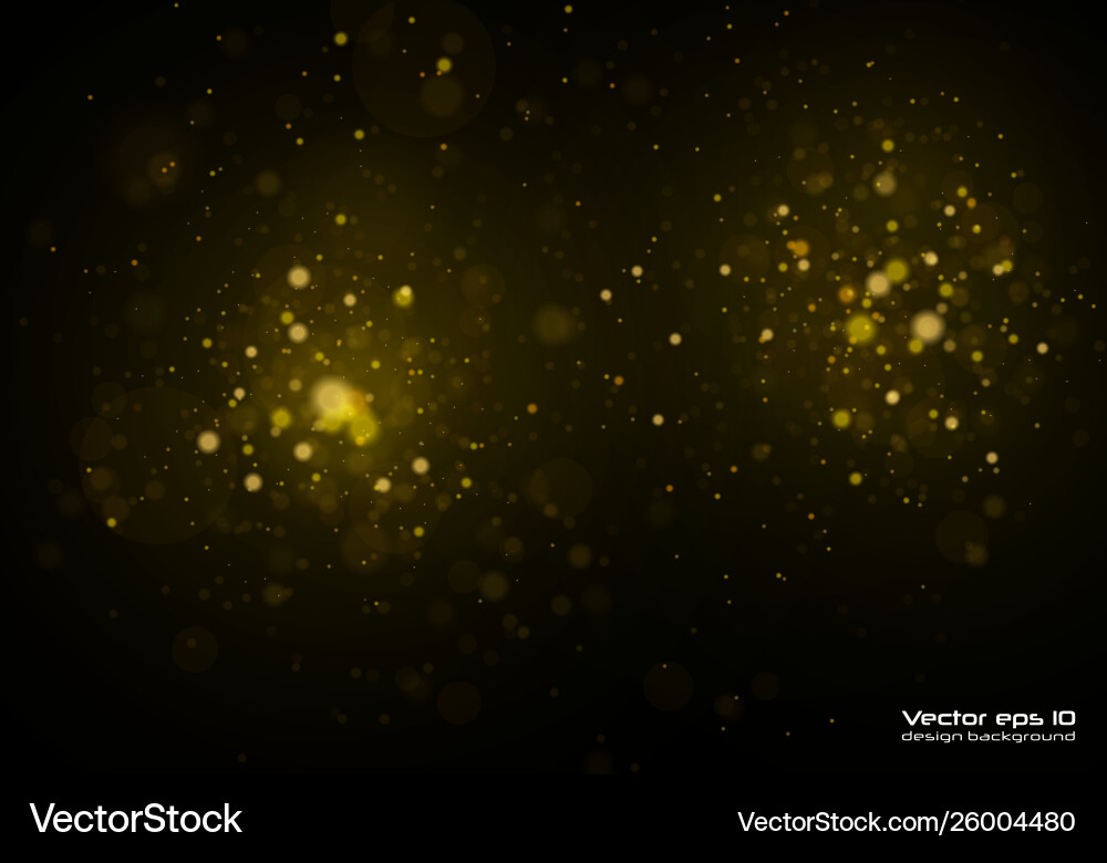 Bokeh effect sparkling Vector Image