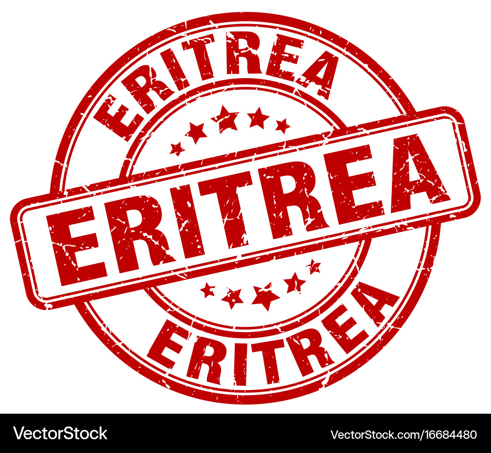 Eritrea stamp Vector Image