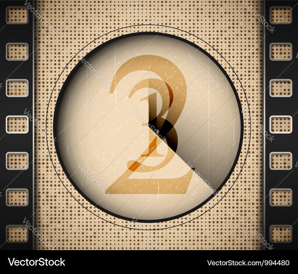 Film Intro Sequence Vector Image