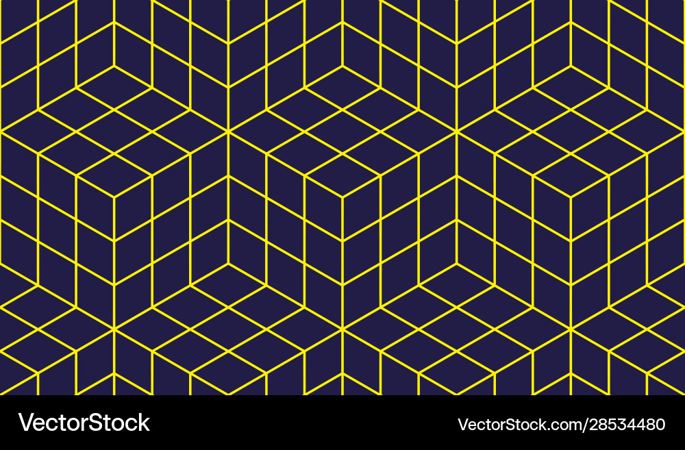 Geometric cubes abstract seamless pattern 3d Geometric cubes abstract seamless pattern 3d vector image