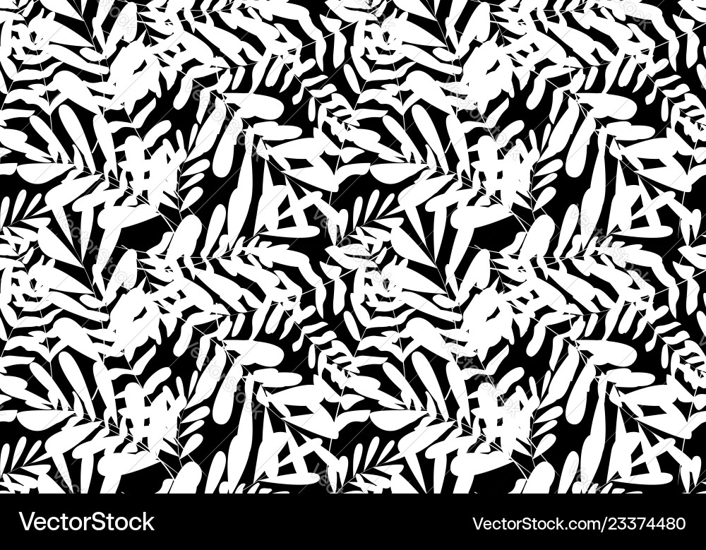 Seamless repeating pattern with silhouettes vector image