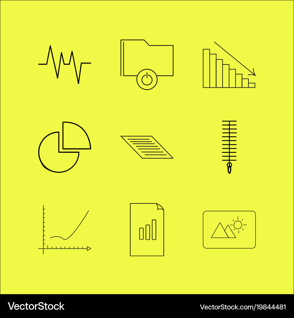 Dateien und Ordner lineare Icon setzen einfache Umriss Dateien und Ordner lineare Icon setzen einfache Umriss vektorbild