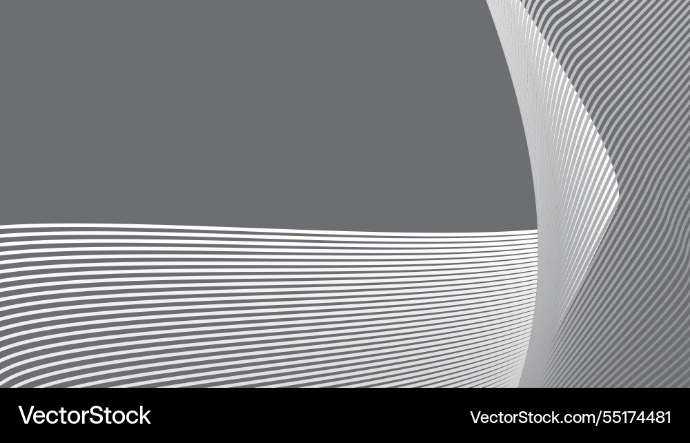 Grey abstract background with curve line Grey abstract background with curve line Vector Image