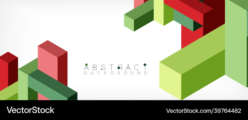 Abstract background 3d cubes cubic elements Abstract background 3d cubes cubic elements vector image