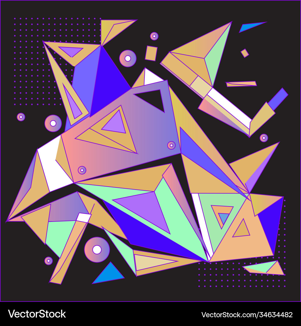 Abstract modern triangles background pattern Abstract modern triangles background pattern Vector Image