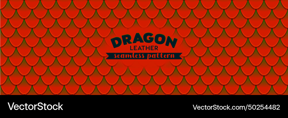 Dragon scale seamless pattern texture vector image