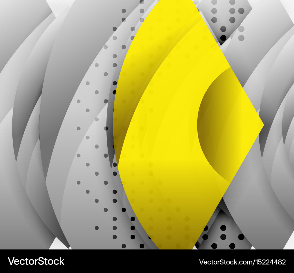 Swirl and wave 3d effect objects abstract Vector Image