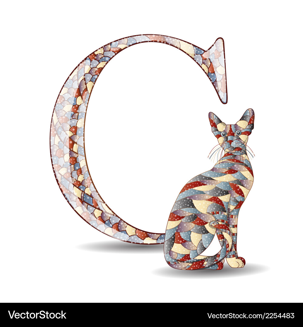 Abc with cartoon Vector Image