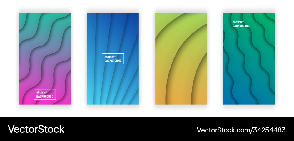 Abstract minimal gradient geometric background vector image