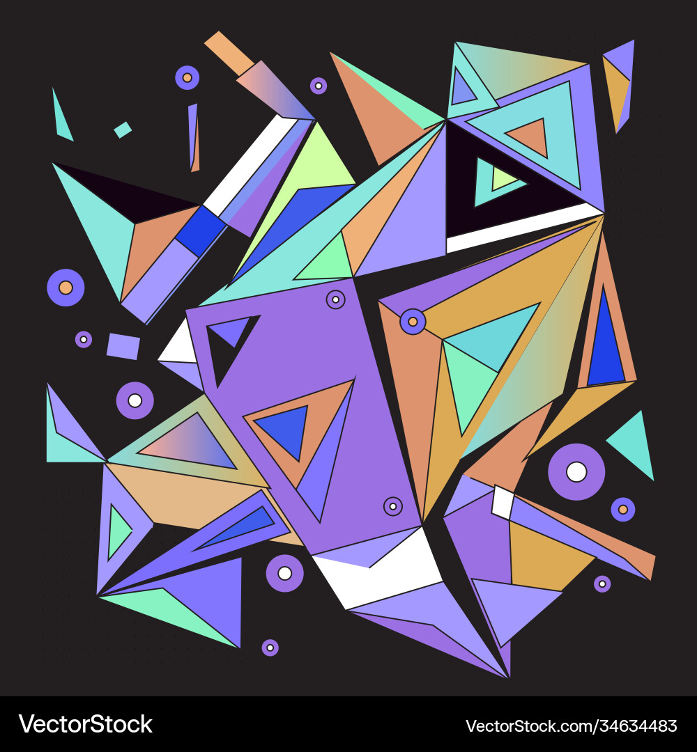 Abstract modern triangles background pattern Abstract modern triangles background pattern vector image