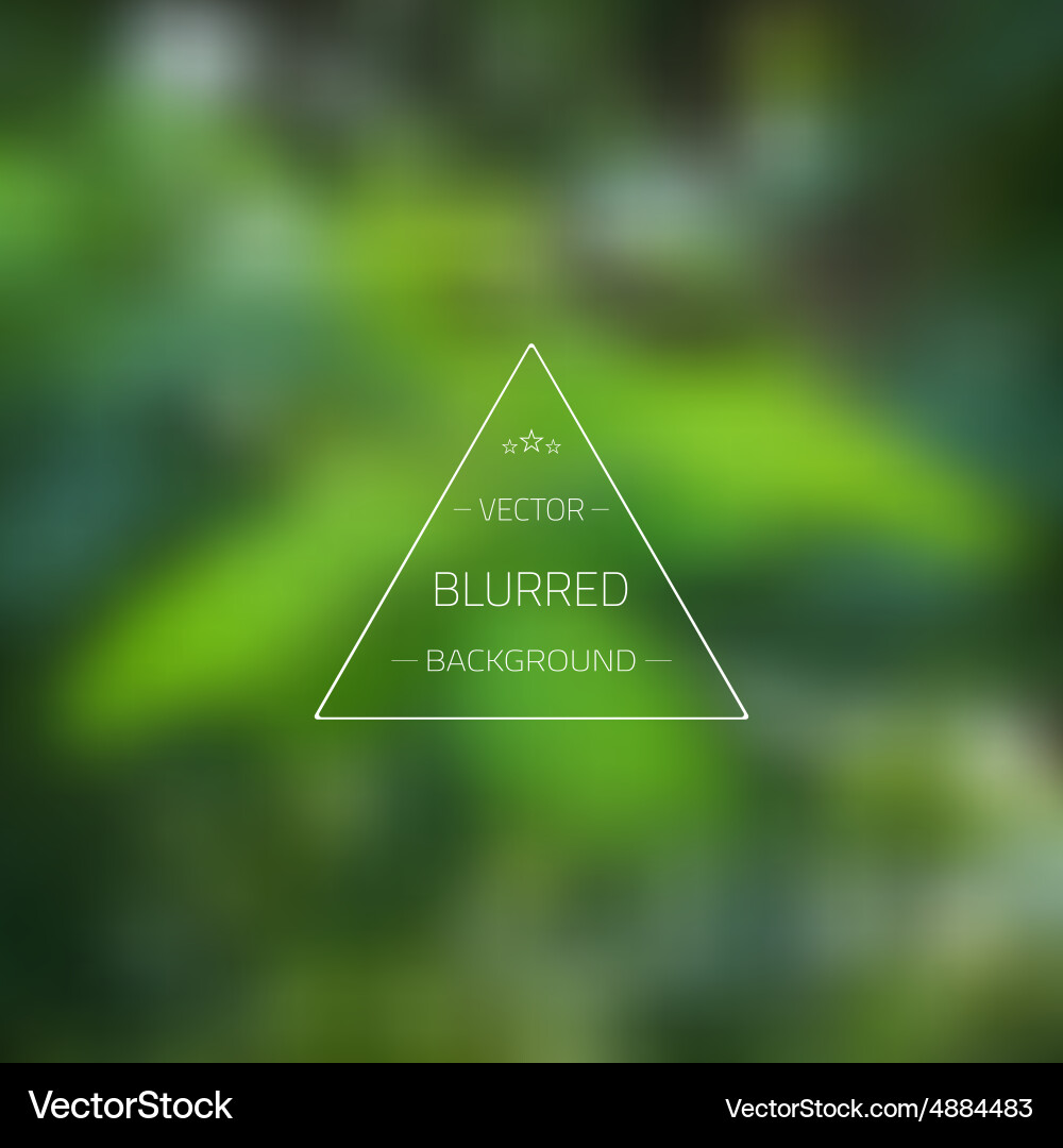 Abstract tree gradient mesh blurred background vector image