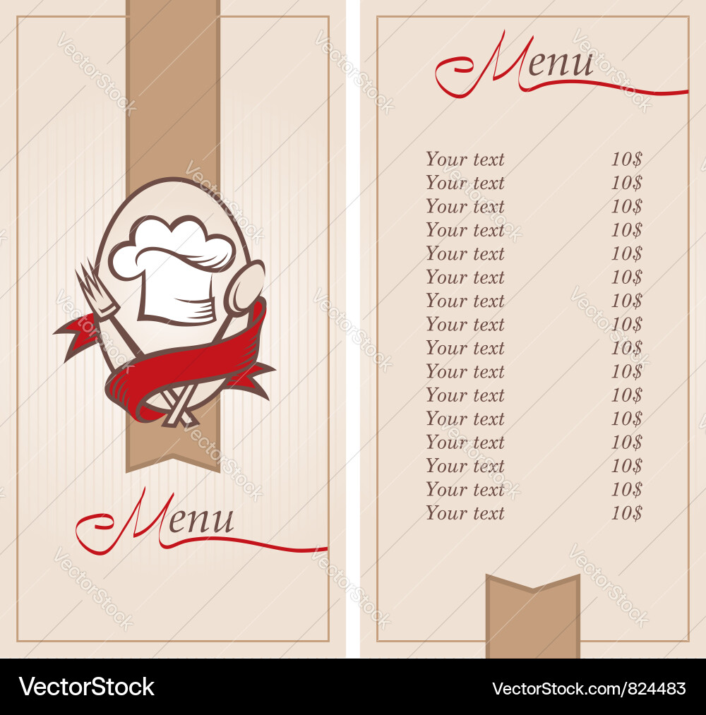 Chef's Tools - Spoon and Fork Vector Image