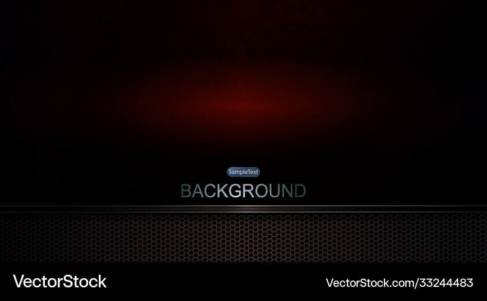 Dark red textured design with a mesh border vector image