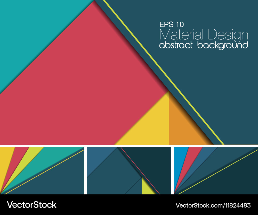 Material design abstract background Vector Image