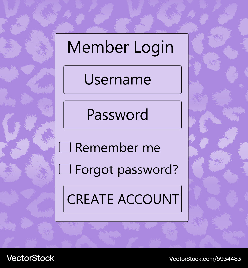 Mobile universal ui kit form interface vector image