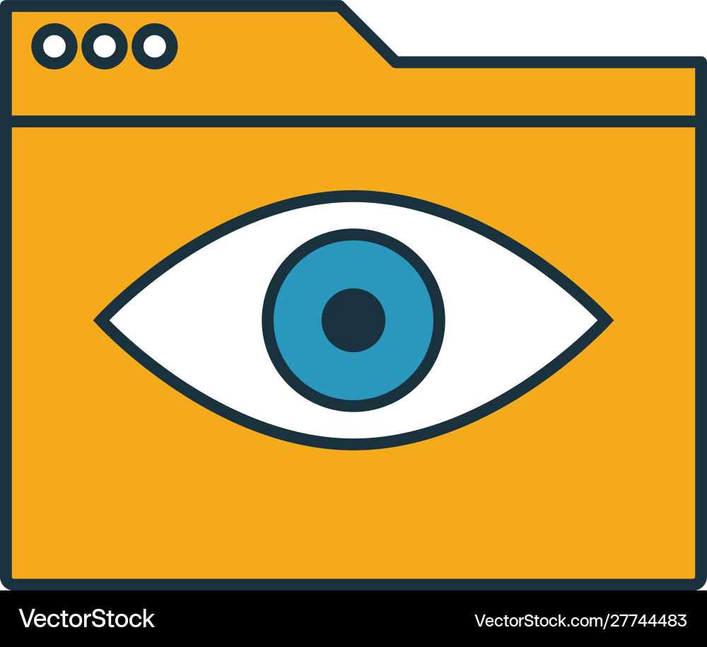 Online privacy icon simple element from web Online privacy icon simple element from web Vector Image