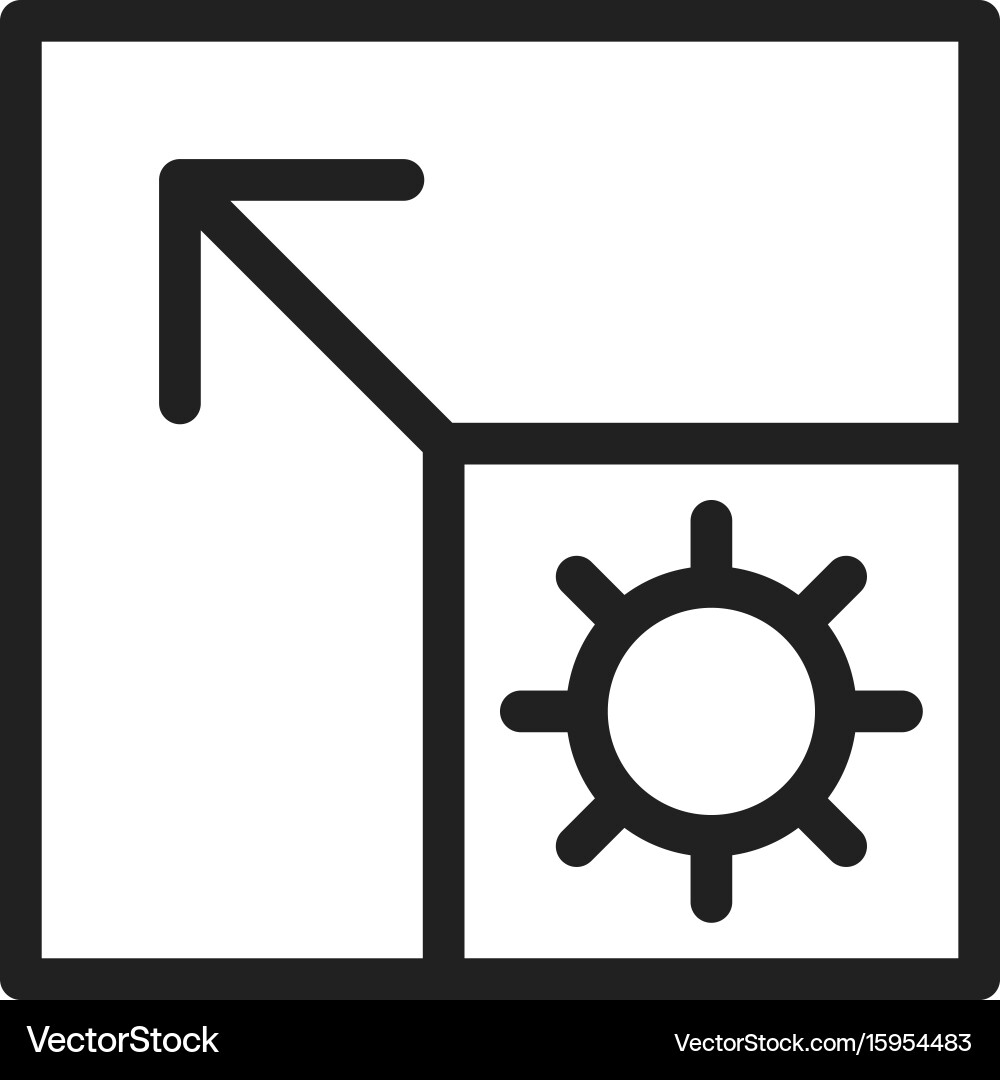 Scalable system vector image