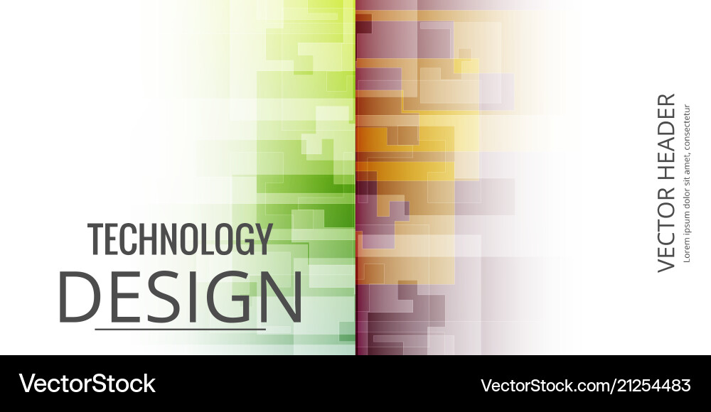 Set of abstract background with geometric elements vector image