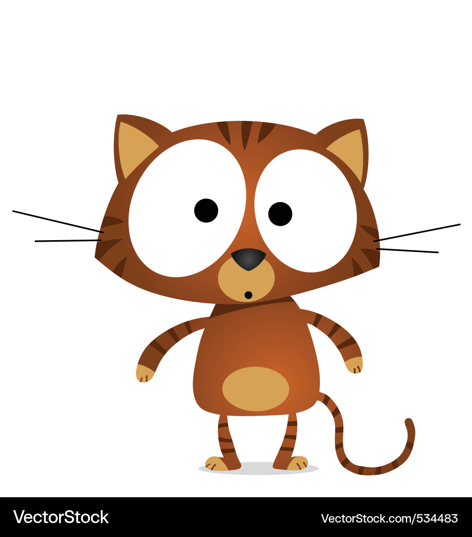 Tabby cat Vector Image
