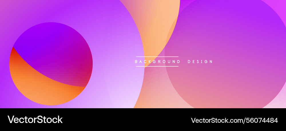 Abstract composition with layered circular Abstract composition with layered circular Vector Image