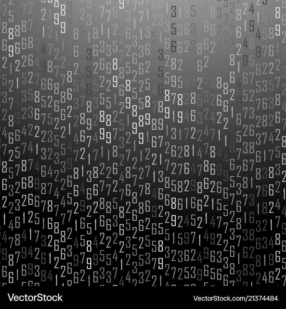 Abstract technology background with computer code vector image