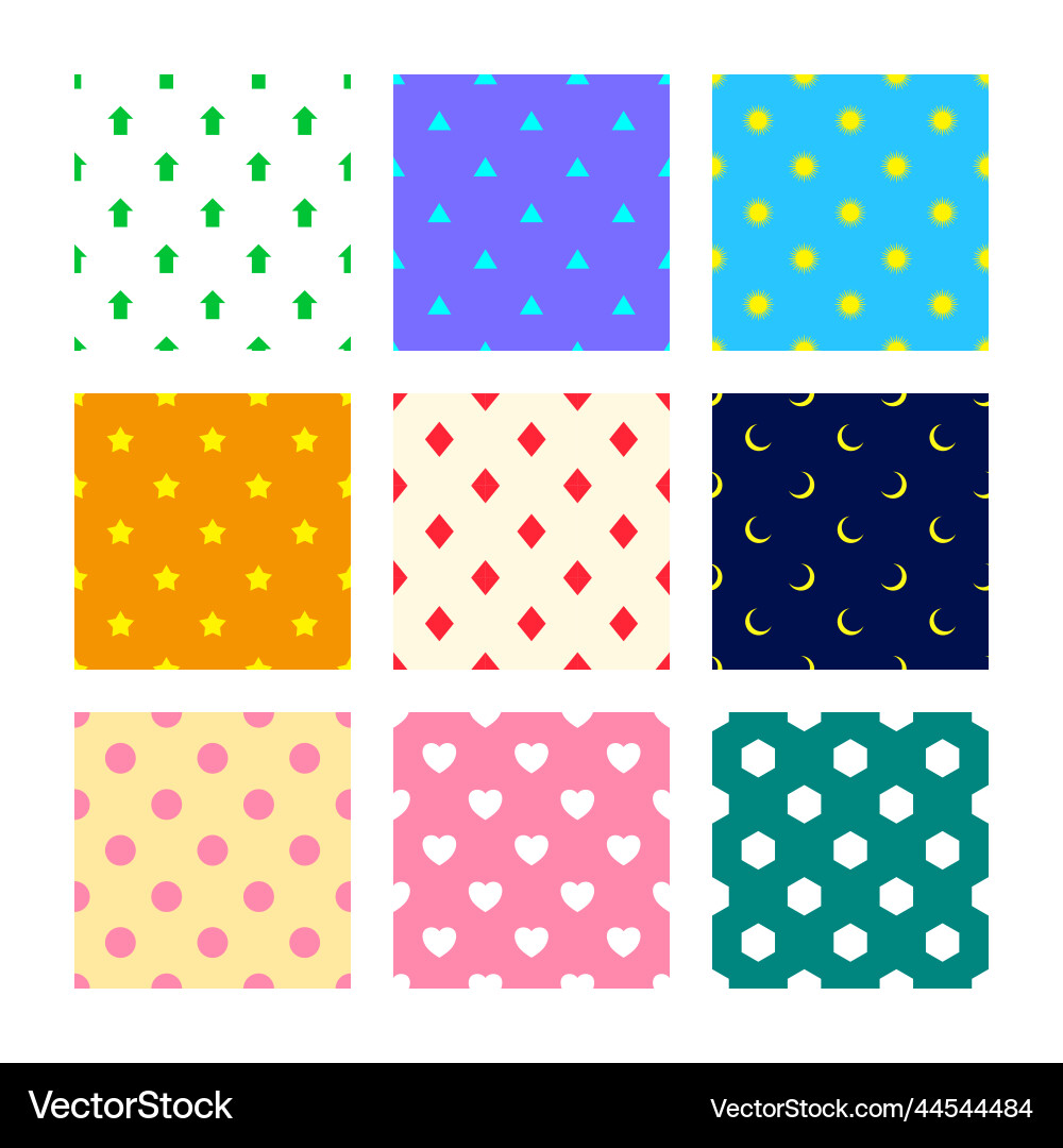 Bundle-Set-Dateien wiederholbar nahtloses Muster Bundle-Set-Dateien wiederholbar nahtloses Muster vektorbild