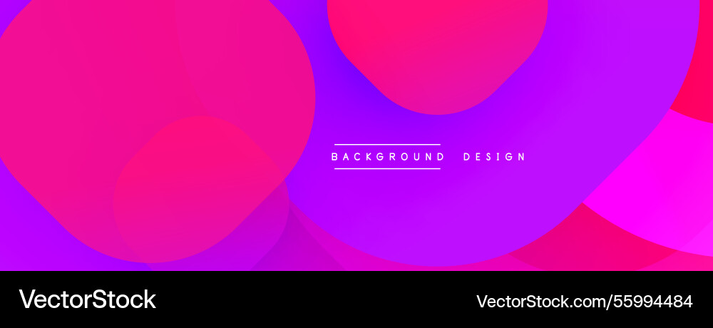 Circular abstract design with overlapping Vector Image