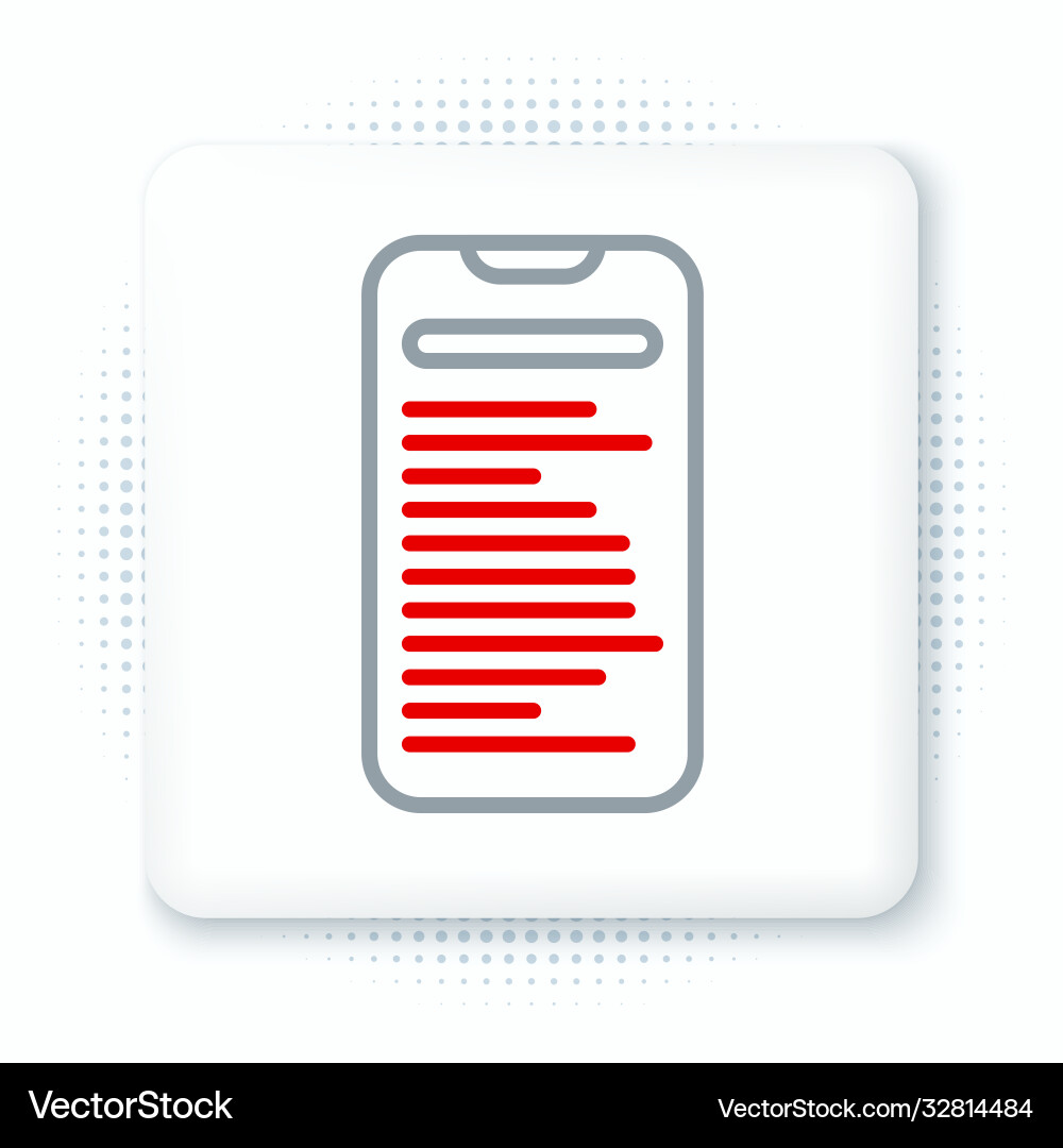 Line computer api interface icon isolated on white Line computer api interface icon isolated on white vector image