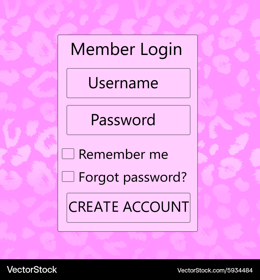 Mobile universal ui kit form interface vector image