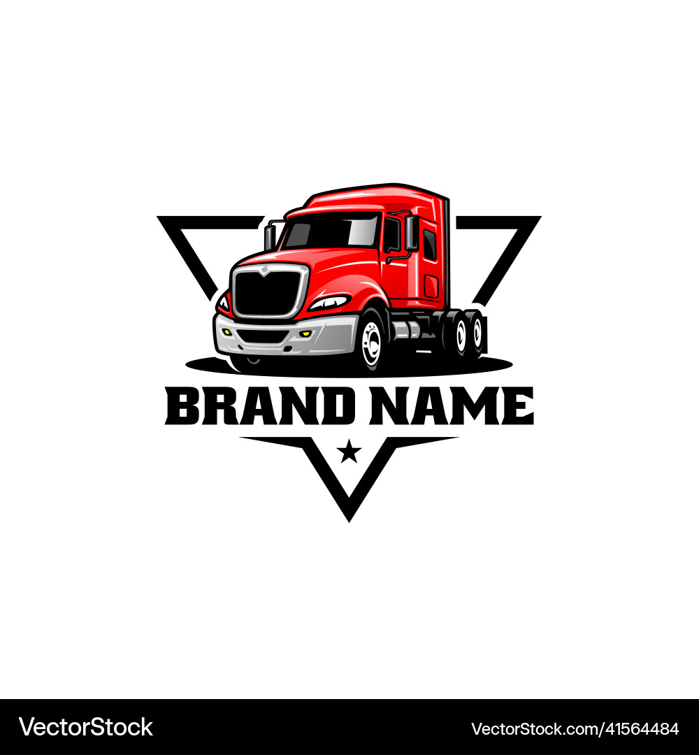 Truck logo (41564484) – Royalty-Free Vector | VectorStock