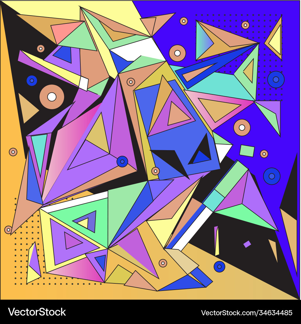 Abstract modern triangles background pattern Abstract modern triangles background pattern vector image