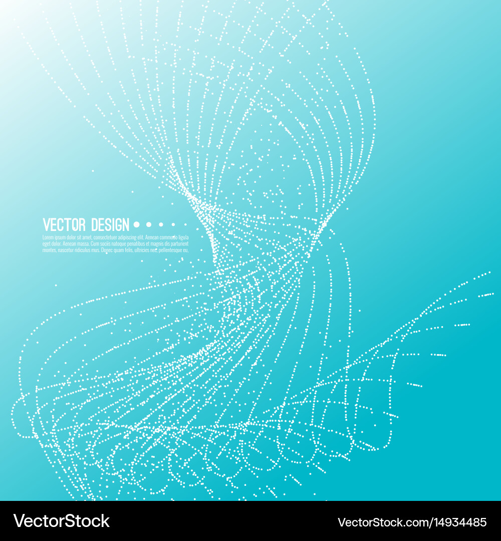 Abstract Particle Flow vector image